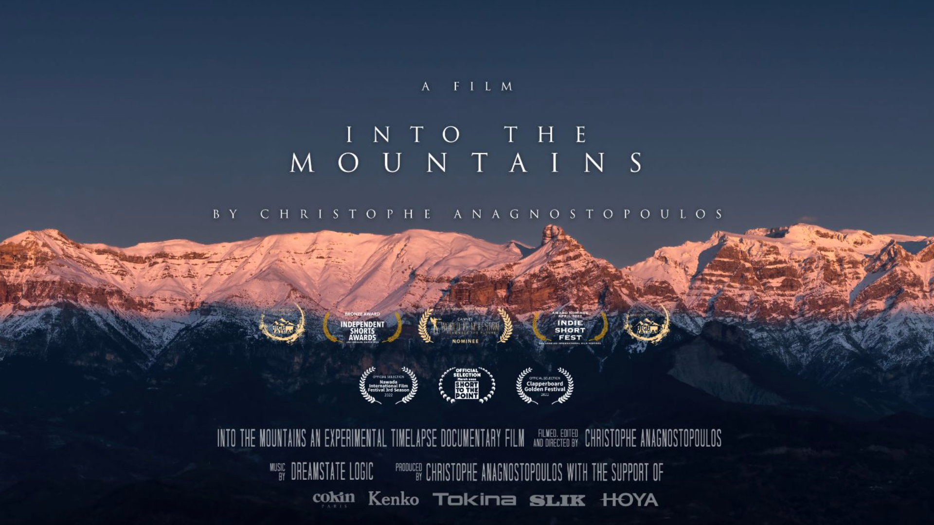 Into The Mountains - krótkometrażowy film autorstwa Christophe Anagnostopoulos z użyciem filtrów Hoya
